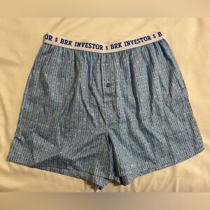 Boxer shorts, Berkshire Hathaway BRK INVESTORS $